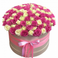 Flowers in a hat box
