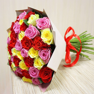 51 Multi-colored rose