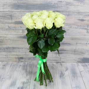 25 White roses