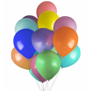 19 helium balloons