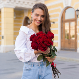 11 Красных роз